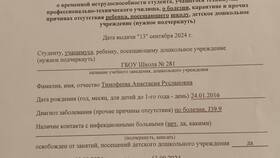 Справка о непосещении школы: назначение и получение в Дочки и Сыночки