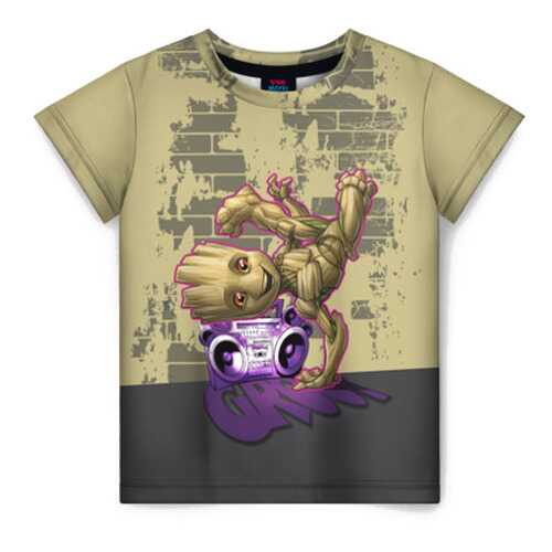 Детская футболка ВсеМайки 3D Groot, размер 140 в Дочки и Сыночки