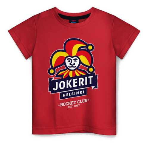 Детская футболка ВсеМайки Йокерит ХК, размер 98 в Дочки и Сыночки