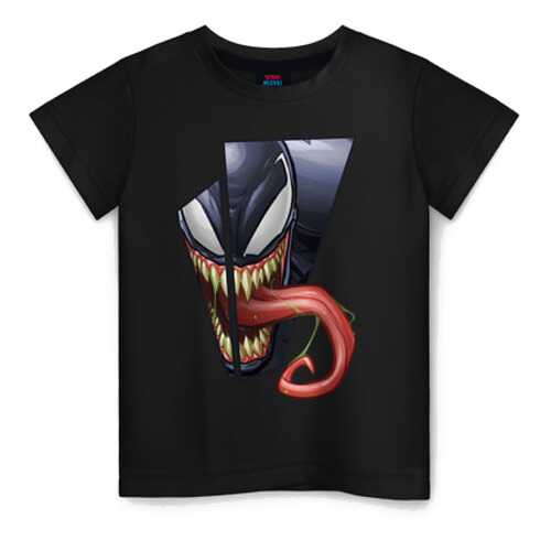 Детская футболка ВсеМайки Venom with tongue sticking out хлопок, р. 86 в Дочки и Сыночки