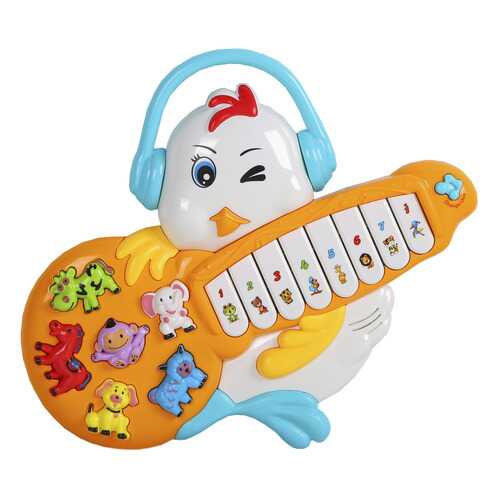Пианино обучающее ТМ Smart Baby Цыпленок цвет белый, 42 звука, мелодии, стихи JB0333398 в Дочки и Сыночки