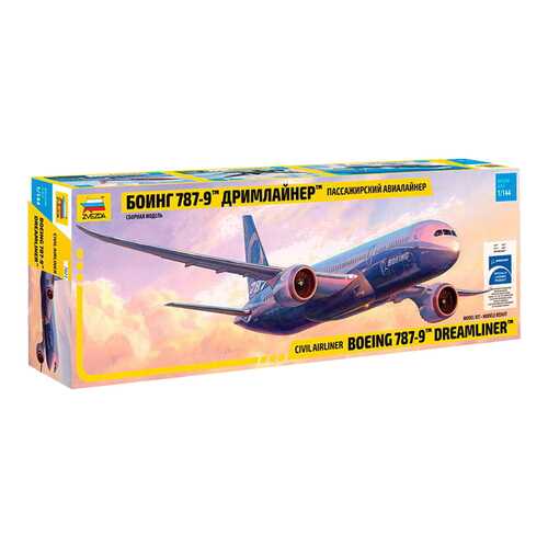 Модель для сборки Zvezda 1:144 Самолет - Боинг 787-9 в Дочки и Сыночки