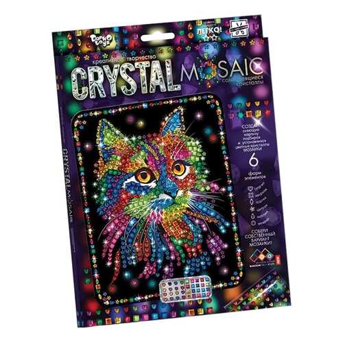 Мозаики Danko Toys CRM-01-02 Crystal Mosaic Кот в Дочки и Сыночки