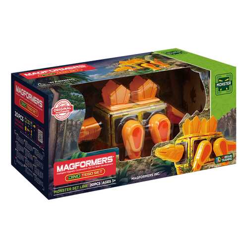 Конструктор магнитный Magformers Dino Tego set в Дочки и Сыночки