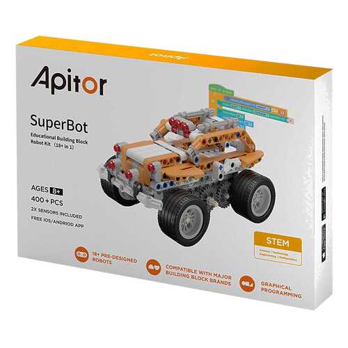 Умный робот конструктор Apitor SuperBot в Дочки и Сыночки