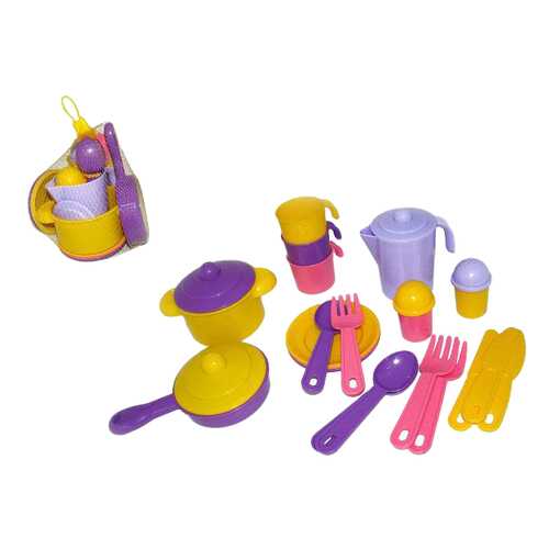 Набор посуды игрушечный Полесье Набор детской посуды Настенька П-3919 в Дочки и Сыночки