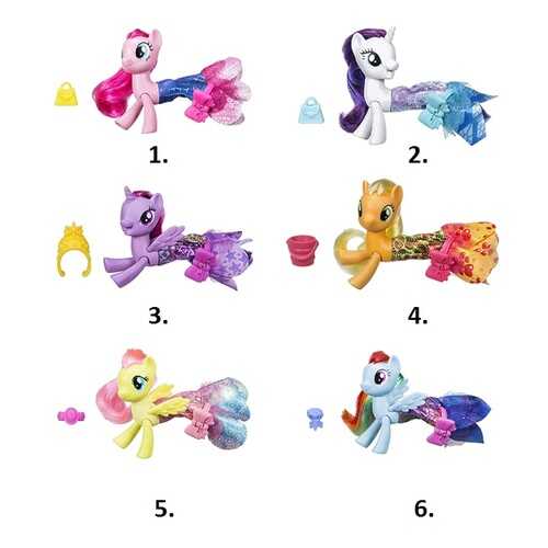 Фигурка My little Pony My Little Pony Мерцание. Пони в волшебных платьях в ассортименте в Дочки и Сыночки