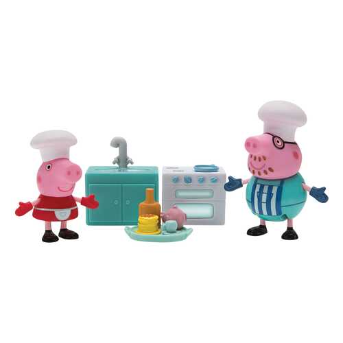 Игровой набор Peppa Pig Пеппа и Папа пекут блинчики в Дочки и Сыночки