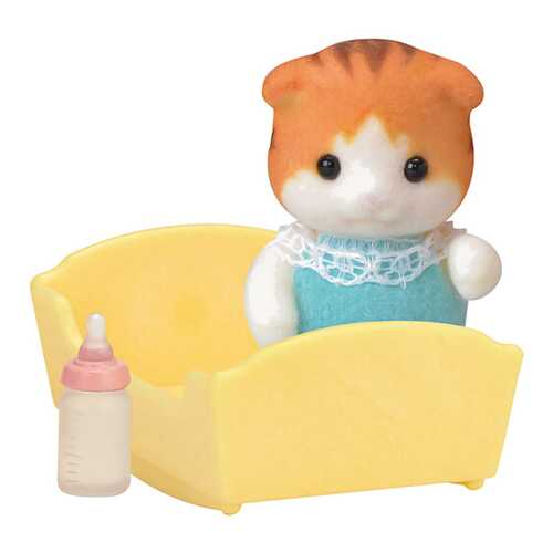 Игровой набор Sylvanian Families Малыш Рыженький котенок в Дочки и Сыночки