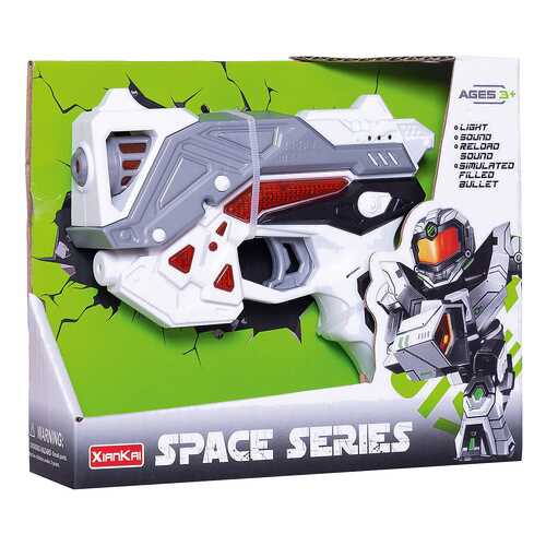 Бластер Junfa toys SPACE SERIES со световыми и звуковыми эффектами 2 цвета в Дочки и Сыночки