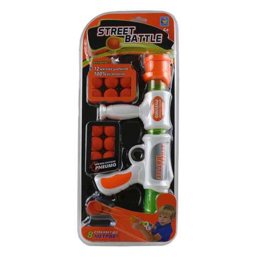 Огнестрельное игрушечное оружие 1TOY Street Battle Т13648 в Дочки и Сыночки