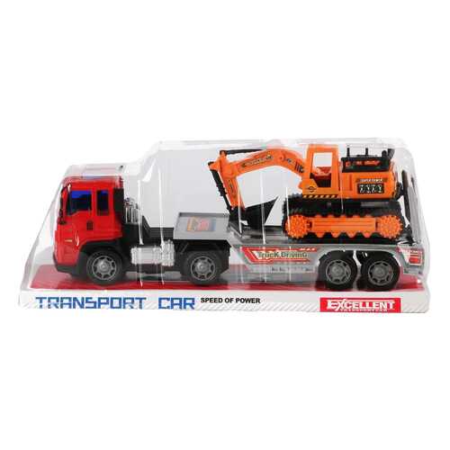 Игровой набор Shenzhen Toys Трейлер с экскаватором 8268-32B в Дочки и Сыночки