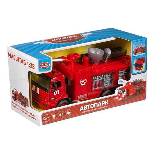 Коллекционная модель машины Playsmart Пожарная А79167 в Дочки и Сыночки