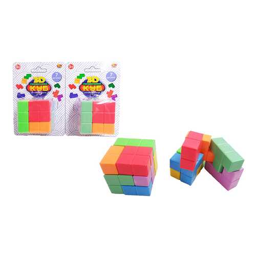Головоломка ABtoys Куб головоломка 3D 7 деталей в Дочки и Сыночки