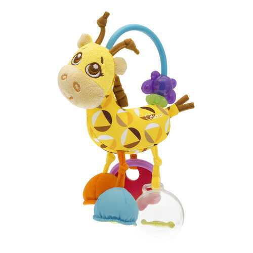 Игрушка-погремушка Chicco мягкая Жираф 654082 в Дочки и Сыночки