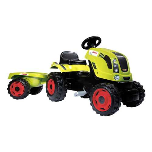 Каталка детская Smoby трактор педальный CLAAS Farmer XL с прицепом в Дочки и Сыночки