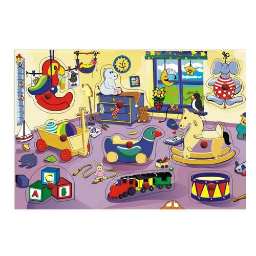 Рамка-вкладыш Wooden Toys Игровая комната Китай в Дочки и Сыночки