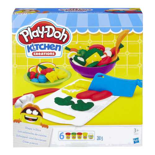 Набор для лепки из пластилина Play-Doh Приготовь и нарежь на дольки в Дочки и Сыночки