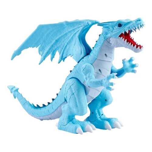 Робо Дракон Лёд атакующий Robo Alive Dragon ZURU голубой свет, звук Т16646 в Дочки и Сыночки