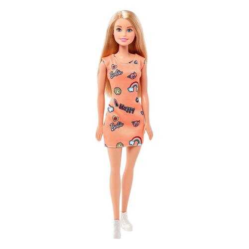 Кукла Barbie Стиль Оранжевое платье FJF14 в Дочки и Сыночки