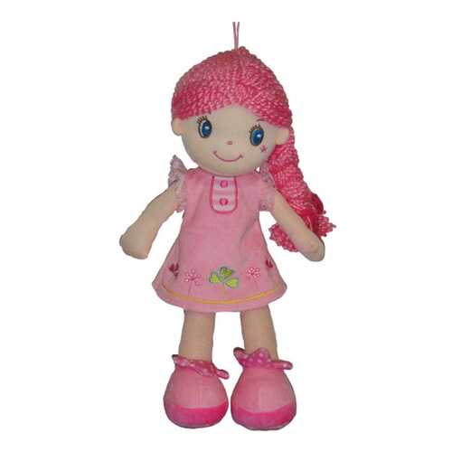 Кукла Creation Manufactory с розовой косой в розовом платье мягконабивная, 20 см в Дочки и Сыночки