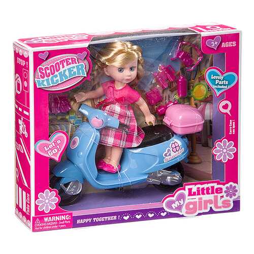 Набор игровой с куклой Scooter Kicker, BOX, 2 вида, арт.63011. в Дочки и Сыночки