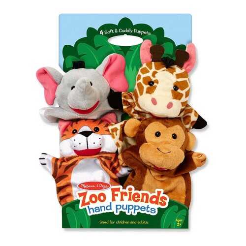 Плюшевые куклы на руку Melissa & Doug Зоопарк в Дочки и Сыночки