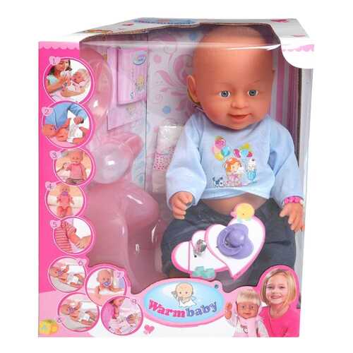 Пупс с горшком и аксессуарами Warm Baby 35 см Gratwest Д62526 в Дочки и Сыночки
