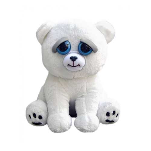 Мягкая игрушка ABtoys Медведь белый Feisty Pets, 11 см с карабином в Дочки и Сыночки