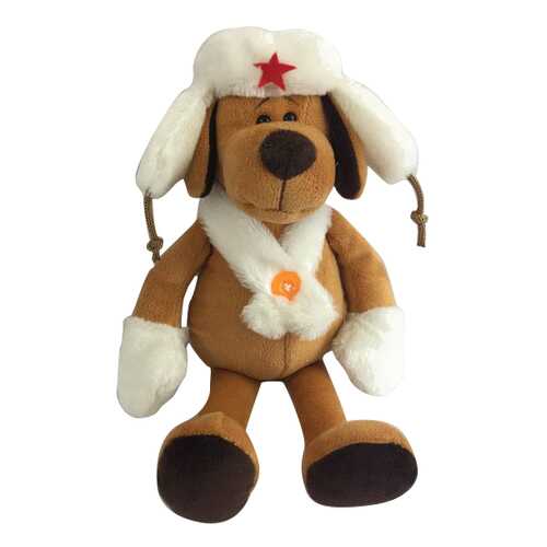 Мягкая игрушка Teddy Собака в белой ушанке, 16cм в Дочки и Сыночки