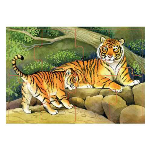 Пазл Step Puzzle Дикие животные в Дочки и Сыночки