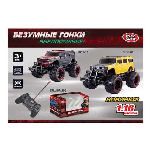 Внедорожник р/у Безумные гонки (на бат.), 1:16 Play Smart в Дочки и Сыночки
