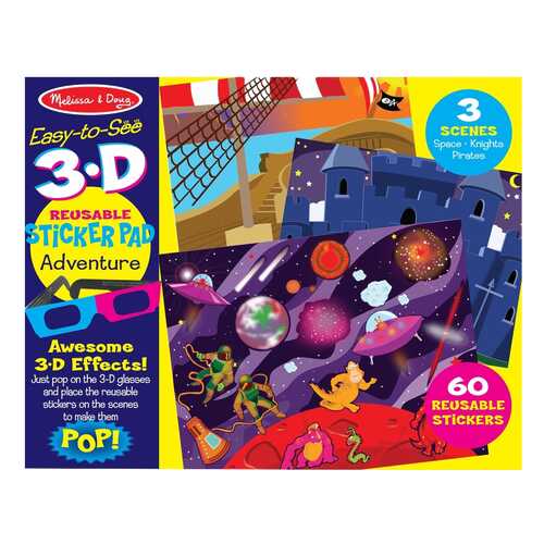 Набор для творчества Melissa&Doug творчество приключения С 3D Очками (9375) в Дочки и Сыночки