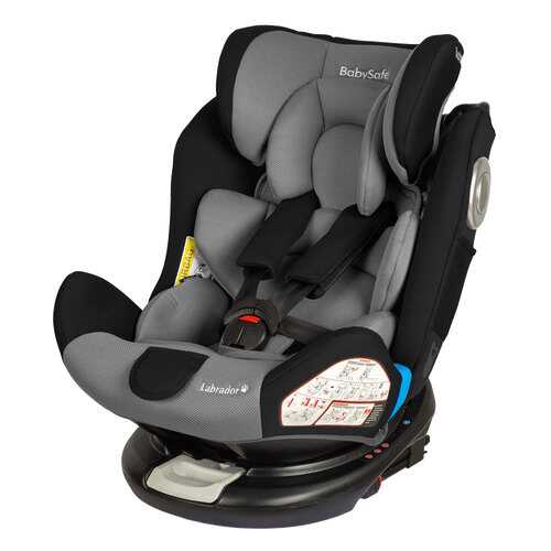 Автокресло BabySafe Labrador Grey Black в Дочки и Сыночки