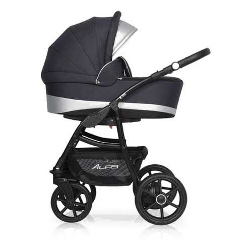 Коляска 2 в 1 Riko Basic Alfa Ecco графит-серый 01 в Дочки и Сыночки