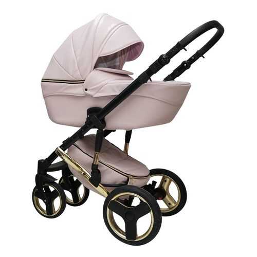 Коляска детская 2 в 1 Ray Ultra Gold розовая кожа в Дочки и Сыночки