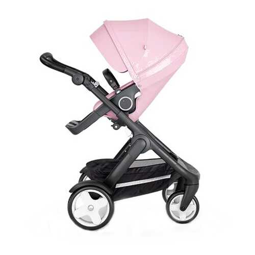 Коляска прогулочная Stokke Trailz (Стокке Трэйлз) Black/Lotus Pink с черной ручкой 562204 в Дочки и Сыночки