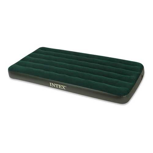 Матрас-кровать INTEX надувной односпальный зеленый, 99х191x22 см в Дочки и Сыночки