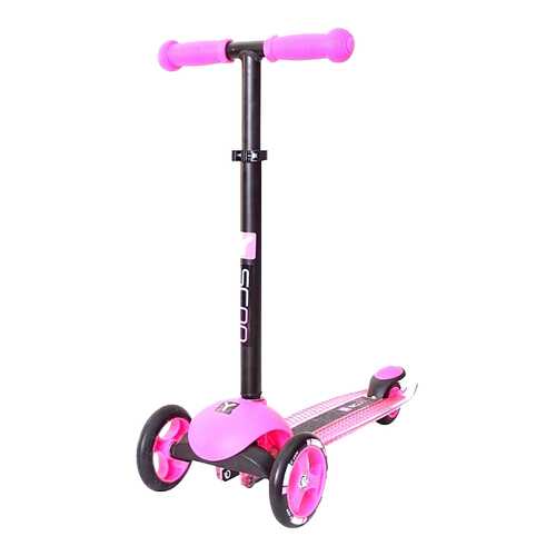 Самокат трехколесный Y-SCOO RT Trio Diamond 120 5641 pink в Дочки и Сыночки