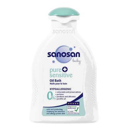 Детское масло для купания малыша Sanosan Pure Sensitive, 200 мл в Дочки и Сыночки
