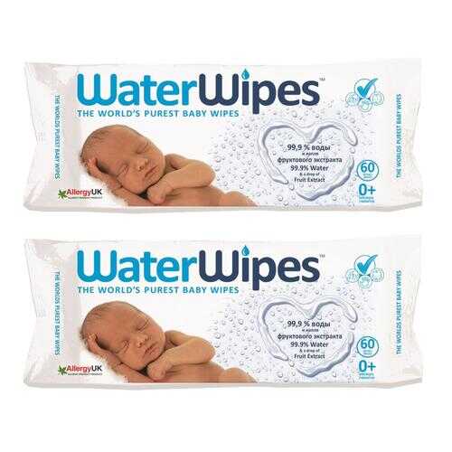 Детские влажные салфетки WaterWipes 2x60 шт. в Дочки и Сыночки