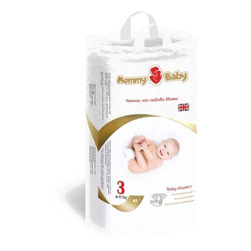 Подгузники детские одноразовые Mommy Baby (размер 3), 6-11 кг, 48 шт. в Дочки и Сыночки