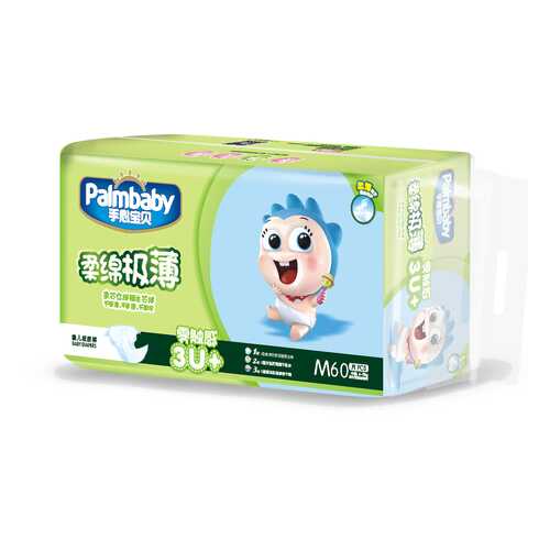 Подгузники детские Palmbaby Ультратонкие - M 6-11 кг, 60 шт. в Дочки и Сыночки