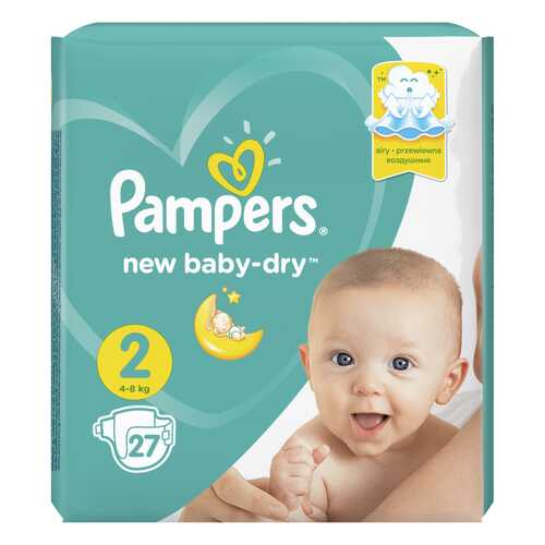 Подгузники Pampers New Baby-Dry Mini (4-8 кг) 27 шт. в Дочки и Сыночки
